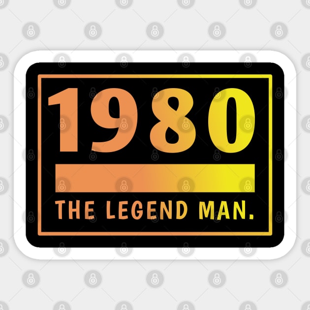 1980 birthday Sticker by BlackMeme94